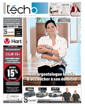 Volume 97 no 34 - 4 septembre 2026 : L'Écho de Frontenac : Journal en ligne
