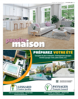Volume 97 no 14 - 10 avril 2026 - Passion maison