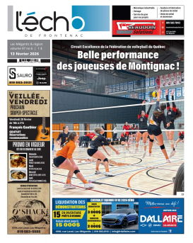 Volume 97 no 6 - 13 février 2026 : L'Écho de Frontenac : Journal en ligne