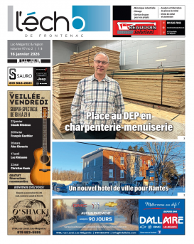 Volume 97 no 2 - 16 janvier 2026 : L'Écho de Frontenac : Journal en ligne