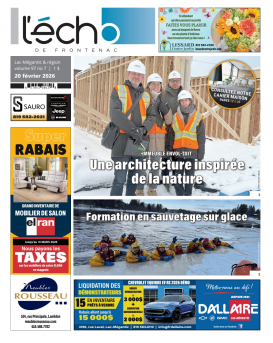 Volume 97 no 7 - 20 février 2026 : L'Écho de Frontenac : Journal en ligne