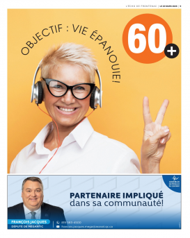 Volume 97 no 11 - 20 mars 2026-60+ : L'Écho de Frontenac : Journal en ligne