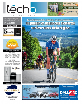 Volume 97 no 32 - 21 août 2026 - golf : L'Écho de Frontenac : Journal en ligne