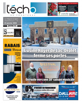 Volume 97 no 3 - 23 janvier 2026 : L'Écho de Frontenac : Journal en ligne