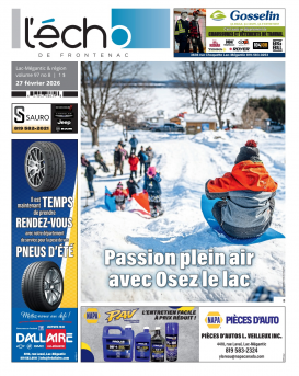 Volume 97 no 8 - 27 février 2026 : L'Écho de Frontenac : Journal en ligne