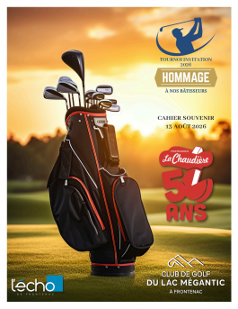 Volume 97 no 31 - 14 août 2026 - golf : L'Écho de Frontenac : Journal en ligne