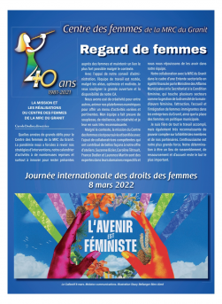 Volume 93 no 9 - 4 mars 2022 Centre des femmes