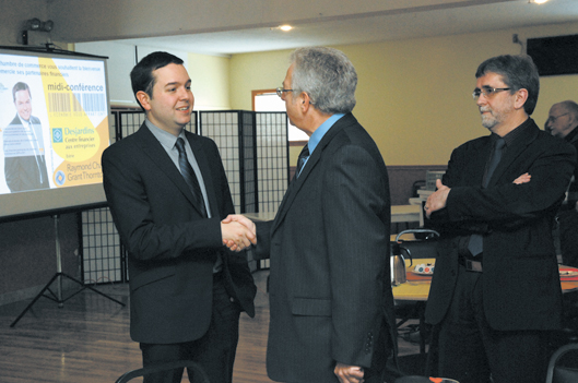 Gérald Fillion devant la Chambre de commerce - Rémi Tremblay : Actualités  