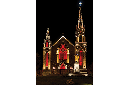 La mise en lumière de l’église Sainte-Agnès primée  à l’international! -   : Actualités  