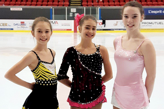 Trois patineuses au provincial - Rémi Tremblay : Sports Patinage artistique 