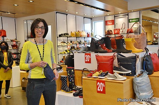 L’achat local reprend ses droits - Claudia Collard : Actualités Économie Coronavirus (COVID-19) Julie Cloutier, propriétaire de Chaussures Bolduc.