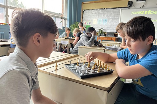 Club d’échecs gagnant à l’école Notre-Dame-de-Fatima - Claudia Collard : Actualités Éducation 