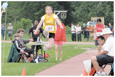 Au championnat provincial d’athlétisme -   : Sports  