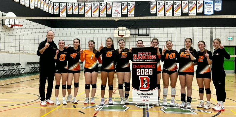 Les Mousquetaires se démarquent à l’Omnium Barons -   : Sports volley-ball 