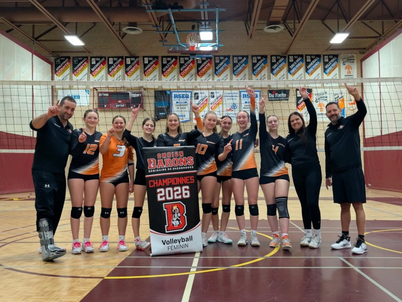 Les Mousquetaires se démarquent à l’Omnium Barons -   : Sports volley-ball 