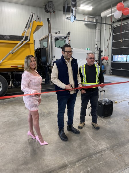 Inauguration du nouveau garage municipal à Saint-Robert