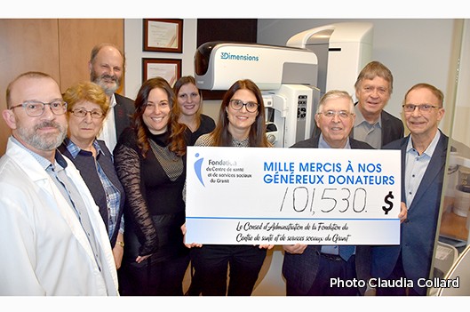La Fondation du CSSS du Granit contribue à l’acquisition d’un nouveau mammographe - Claudia Collard : Actualités Santé 