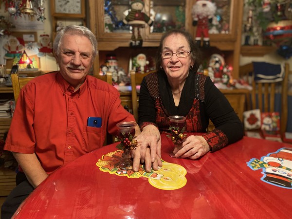 La maison de Noël de Jeanne et Pierre