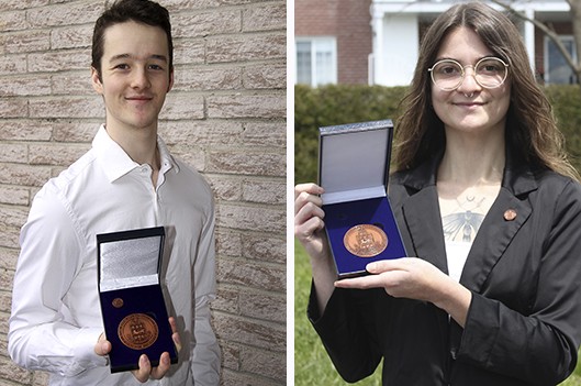 La Médaille du Lieutenant-gouverneur à deux étudiants du Campus  -   : Actualités Société 