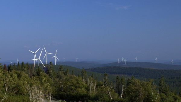 Les éoliennes sur la route