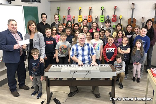 Projet pilote en musique à l’École de la Source - Rémi Tremblay : Actualités Éducation 