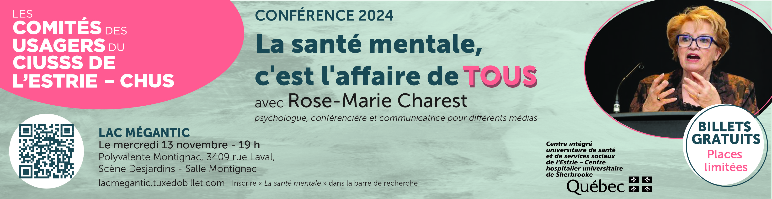 Conférence 2024 - La santé mentale, c'est l'affaire de tous