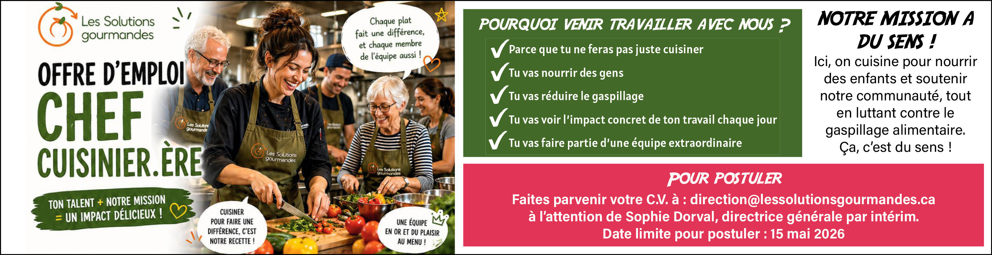 Les solutions gourmandes