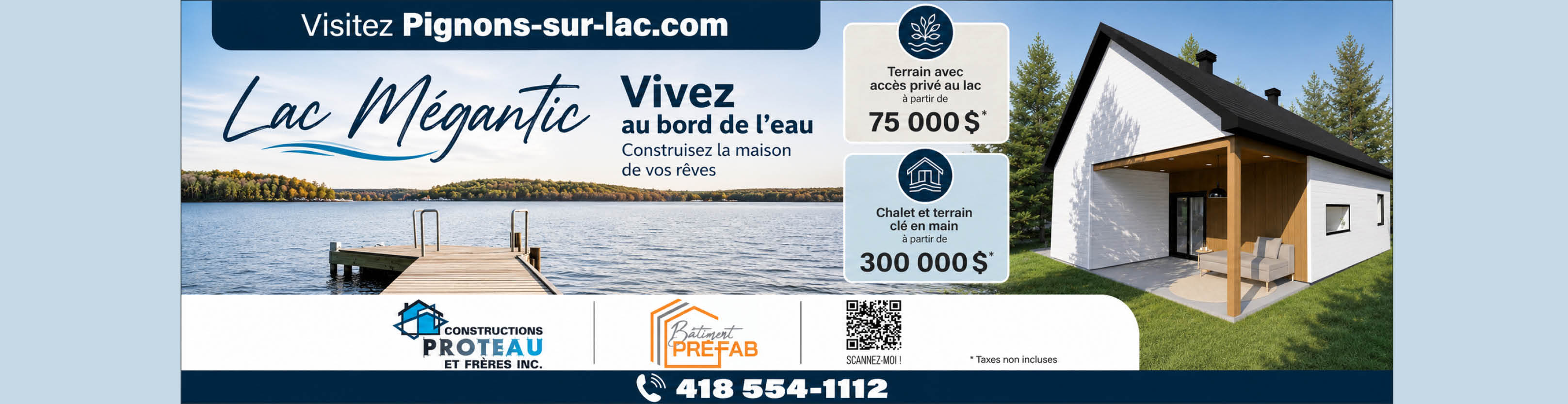 Pignons sur le lac