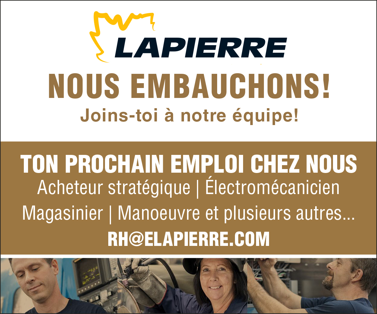 Équipement Lapierre